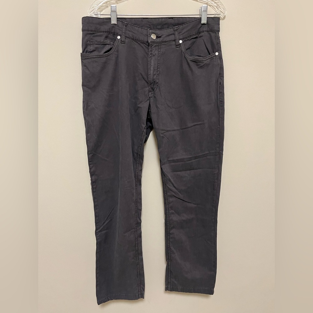 Peter Millar 5 Pocket Pant sz 34, black, gray
